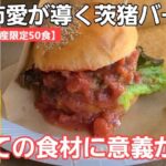 【茨木市がアツい】すべて茨木産にこだわった「茨猪バーガー」